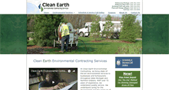 Desktop Screenshot of cleanearthenvironmental.com